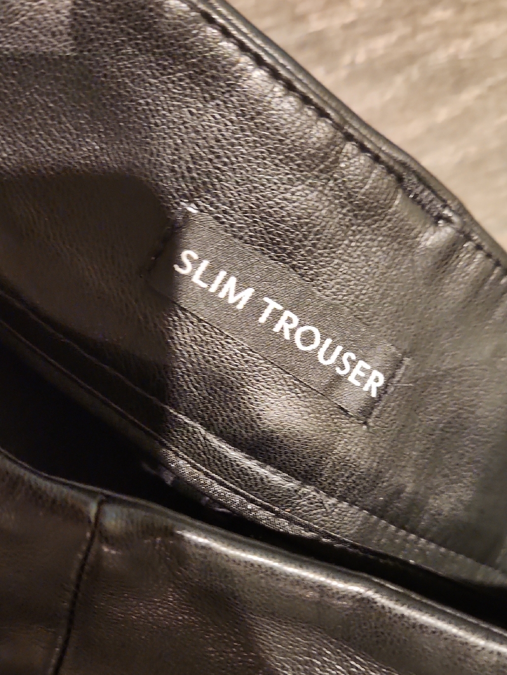 ❤️ NWOT! WHITE HOUSE BLACK MARKET HIGH RISE SLIM VEGAN LEATHER TROUSERS / PANTS - Picture 11 of 15